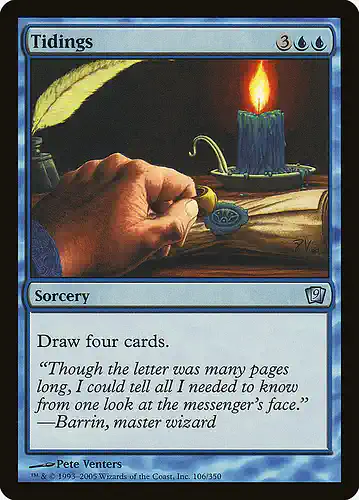 Tidings - 9ed Spoiler