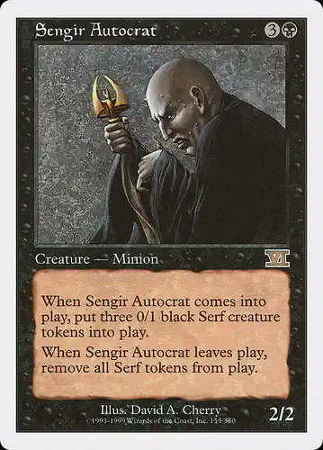 Sengir Autocrat - 6ed Spoiler
