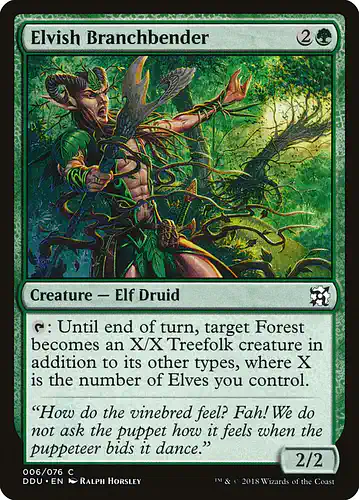Elvish Branchbender - ddu Spoiler