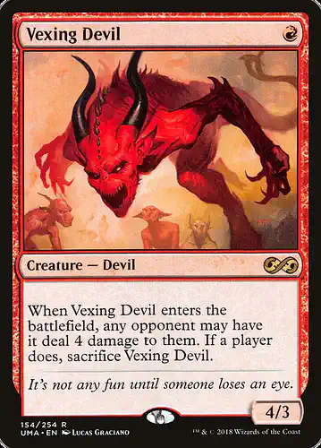 Vexing Devil - uma Spoiler