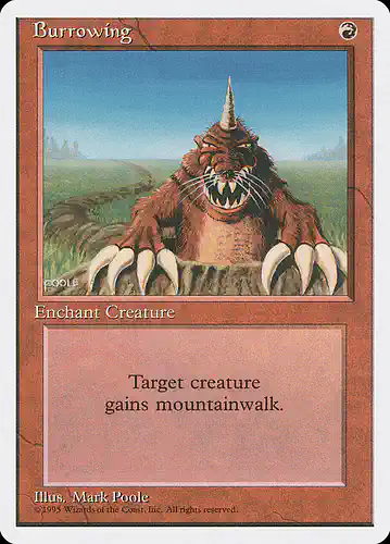 Burrowing - 4ed Spoiler