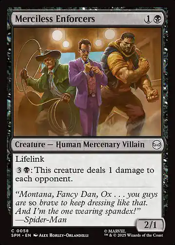 Merciless Enforcers - spm Spoiler