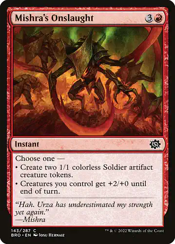 Mishra's Onslaught - bro Spoiler