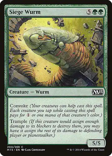 Siege Wurm - m15 Spoiler