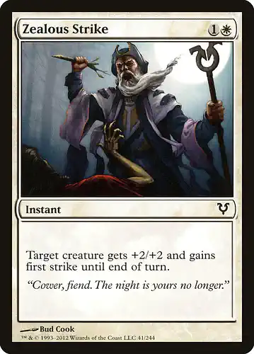 Zealous Strike - avr Spoiler