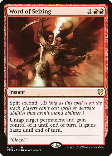 Word of Seizing - cmr Spoiler