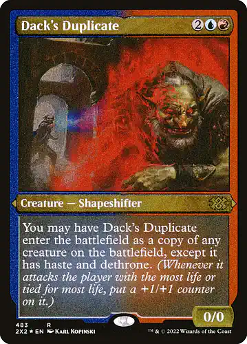 Dack's Duplicate - 2x2 Spoiler