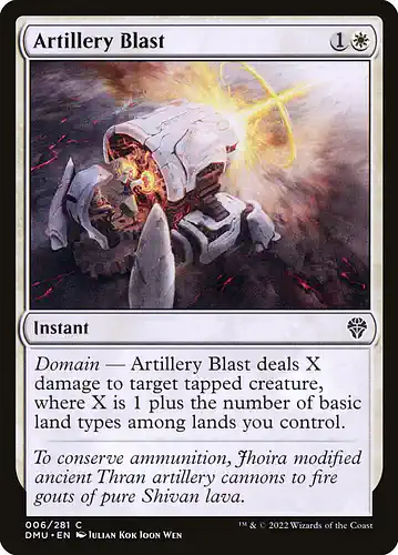 Artillery Blast - dmu Spoiler