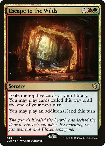 Escape to the Wilds - clb Spoiler