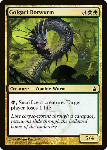 Golgari Rotwurm - rav Spoiler