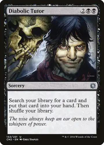 Diabolic Tutor - cn2 Spoiler