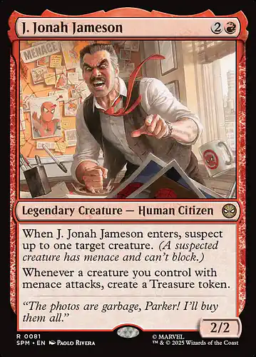 J. Jonah Jameson - spm Spoiler