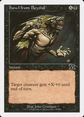 Howl from Beyond - 6ed Spoiler