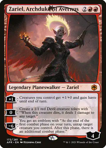 Zariel, Archduke of Avernus - afr Spoiler