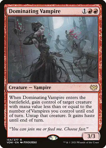 Dominating Vampire - vow Spoiler