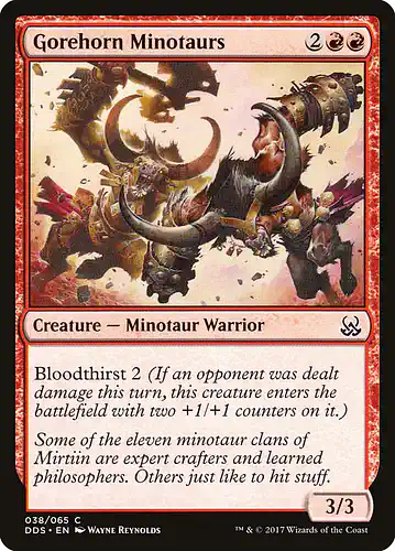 Gorehorn Minotaurs - dds Spoiler