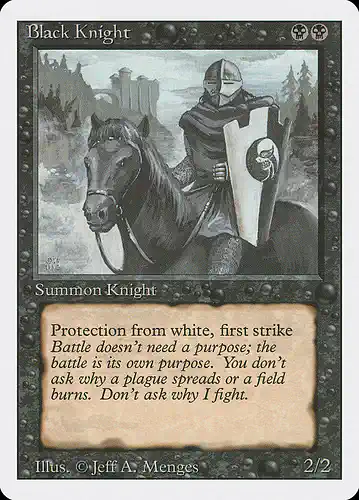 Black Knight - 3ed Spoiler