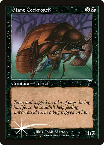 Giant Cockroach - 7ed Spoiler