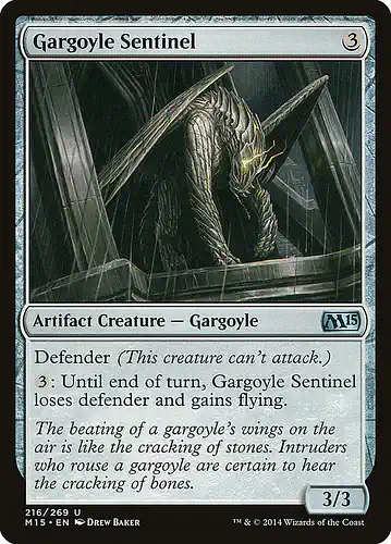 Gargoyle Sentinel - m15 Spoiler