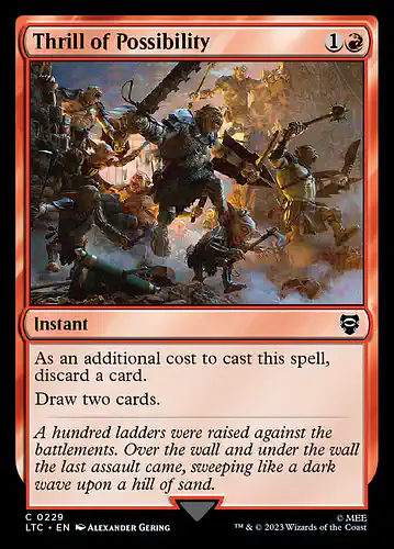 Thrill of Possibility - ltc Spoiler