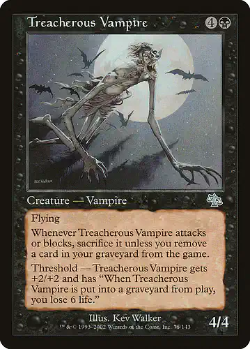 Treacherous Vampire - jud Spoiler