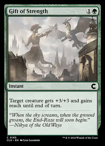 Gift of Strength - clu Spoiler