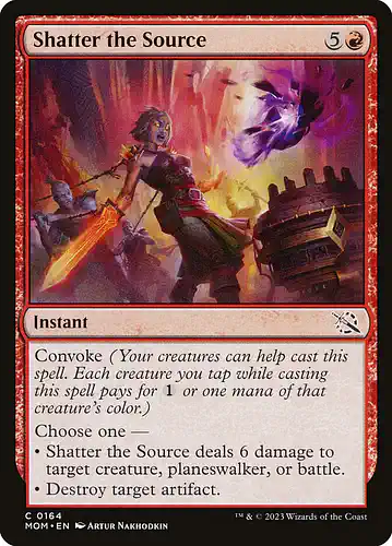 Shatter the Source - mom Spoiler