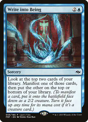 Write into Being - frf Spoiler