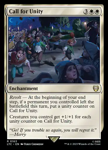 Call for Unity - ltc Spoiler