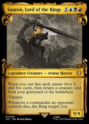 Sauron, Lord of the Rings - ltc Spoiler