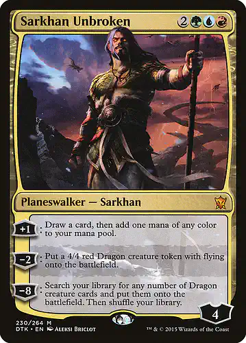 Sarkhan Unbroken - dtk Spoiler