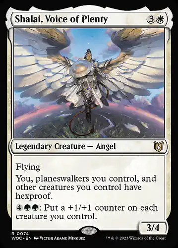 Shalai, Voice of Plenty - woc Spoiler