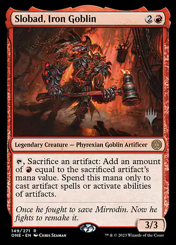 Slobad, Iron Goblin - one Spoiler