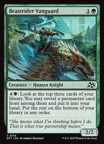 Beastrider Vanguard - dft Spoiler