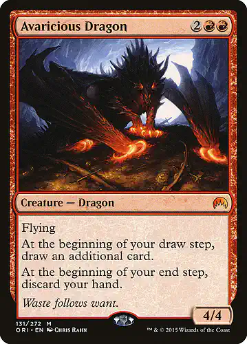 Avaricious Dragon - ori Spoiler