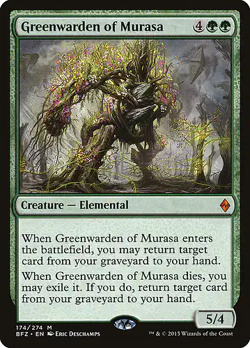Greenwarden of Murasa - bfz Spoiler