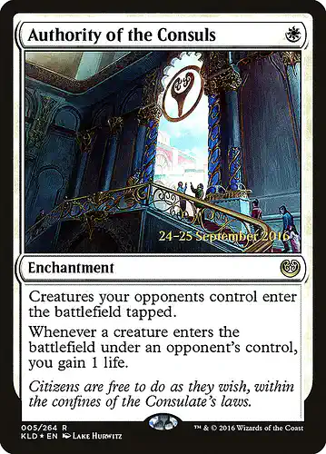 Authority of the Consuls - kld Spoiler