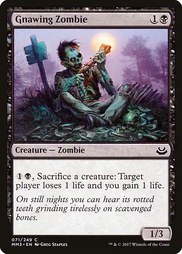 Gnawing Zombie - mm3 Spoiler