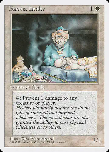 Samite Healer - 4ed Spoiler