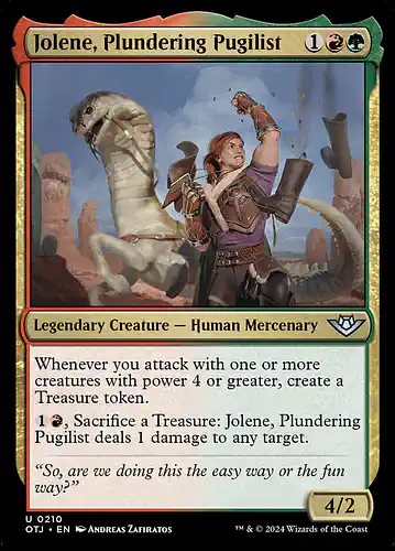 Jolene, Plundering Pugilist - otj Spoiler
