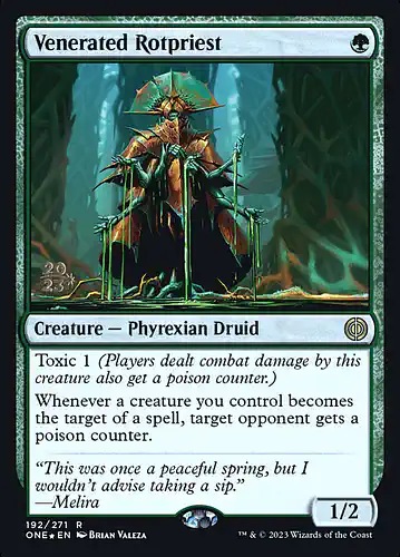 Venerated Rotpriest - one Spoiler