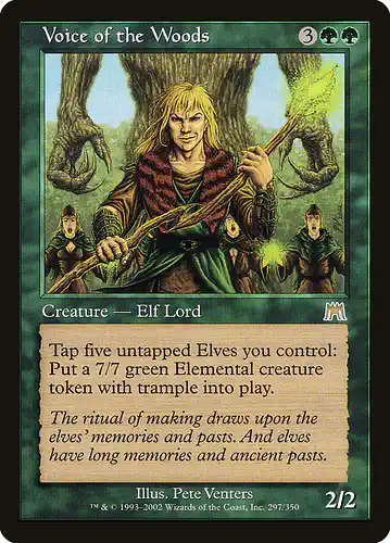 Voice of the Woods - ons Spoiler