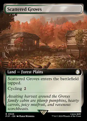 Scattered Groves - pip Spoiler