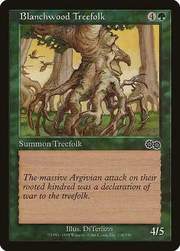 Blanchwood Treefolk - usg Spoiler
