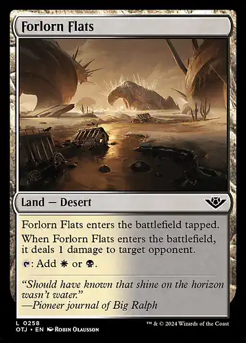 Forlorn Flats - otj Spoiler