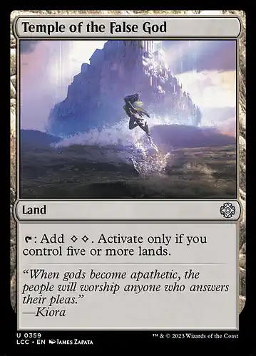 Temple of the False God - lcc Spoiler