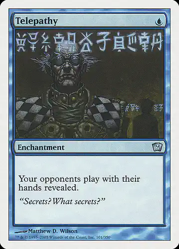Telepathy - 9ed Spoiler