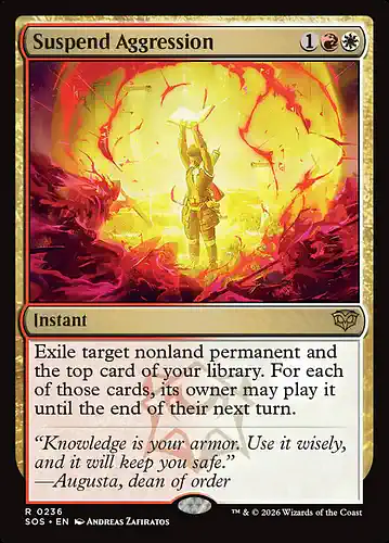 Suspend Aggression - sos Spoiler