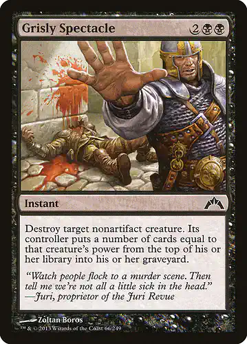 Grisly Spectacle - gtc Spoiler