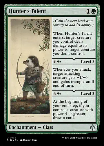 Hunter's Talent - blb Spoiler